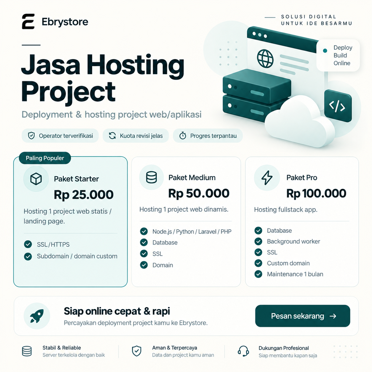 Jasa Hosting Project